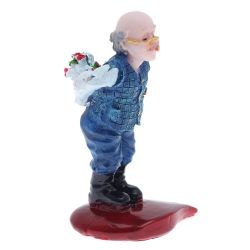 GAEM Фигурка декоративная "Бабушка/Дедушка" (блок 2 шт), L7 W5 H10,5 см, 2в.