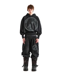 EYECHE puff j cut sweatpants