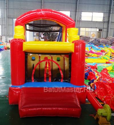 Детский надувной батут "Отличное настроение" 6*2,2*2,8 м