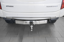 Фаркоп PT GROUP /съемный квадрат/ С нержавеющей Накладкой для MITSUBISHI Pajero Sport 2008-2020(паспорт и сертификат в комплекте)(без электрики) арт.MPS-08-991124.00