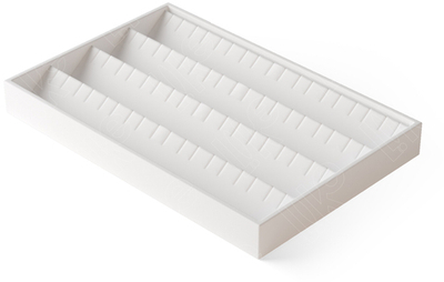 Дисплей 1 серии для 36 пар серег/72 подвесок/4 ряда/прорези