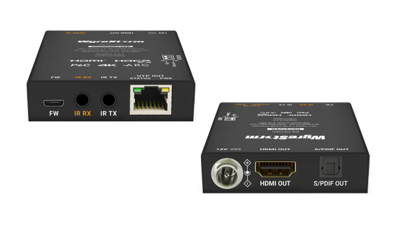 Wyrestorm EX-70-H2C - комплект из приемника и передатчика HDMI 2.0 4K@60 (4:4:4) до 70м, EDID, HDMI loop-out, ARC, IR, двунаправленный PoC