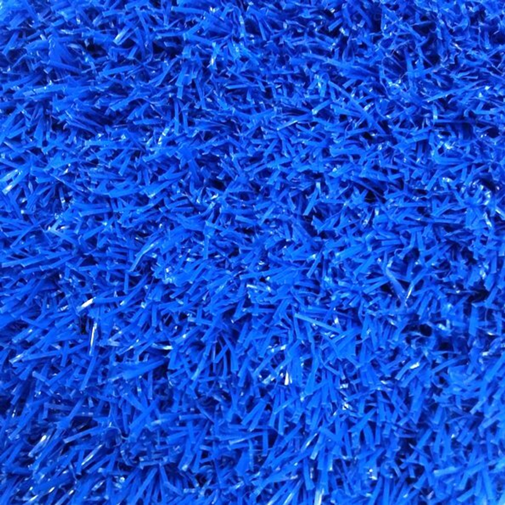 Трава искусственная "Деко 20" синяя, ширина 2м, рулон 25м, 50 кв.м