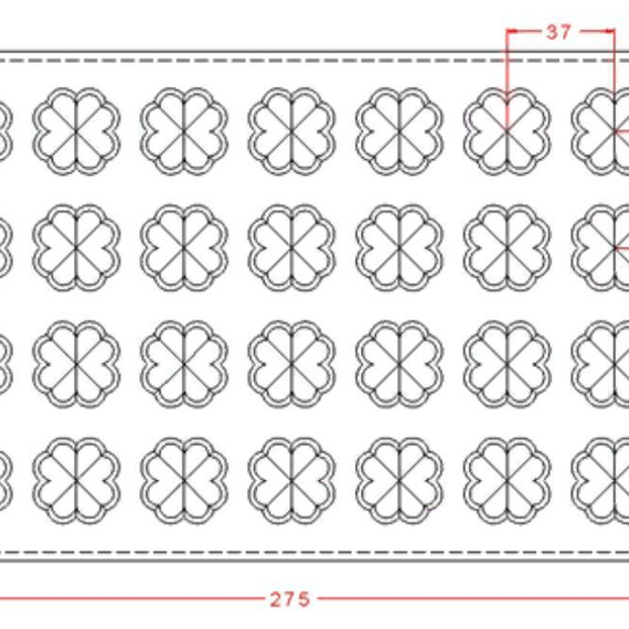 402 | Форма для шоколадных изделий (275*175 мм)