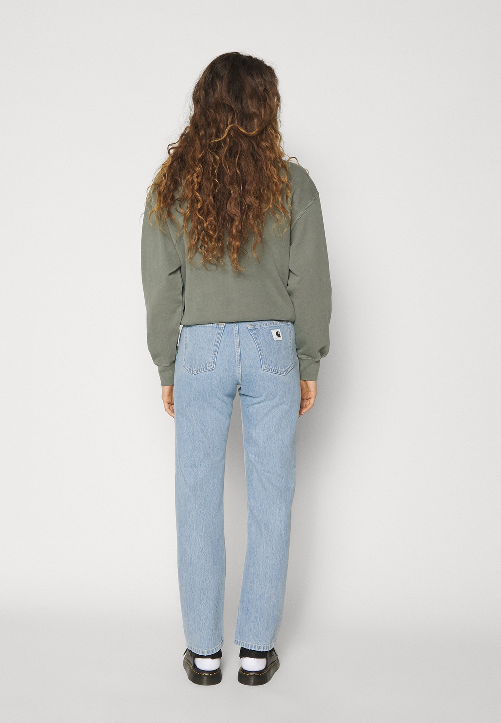 Carhartt WIP NOXON - Прямые джинсы - Белый