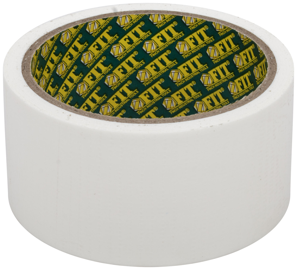 Лента клейкая универсальная армированная "Ductape", белая, 48 мм х 10 м 11756