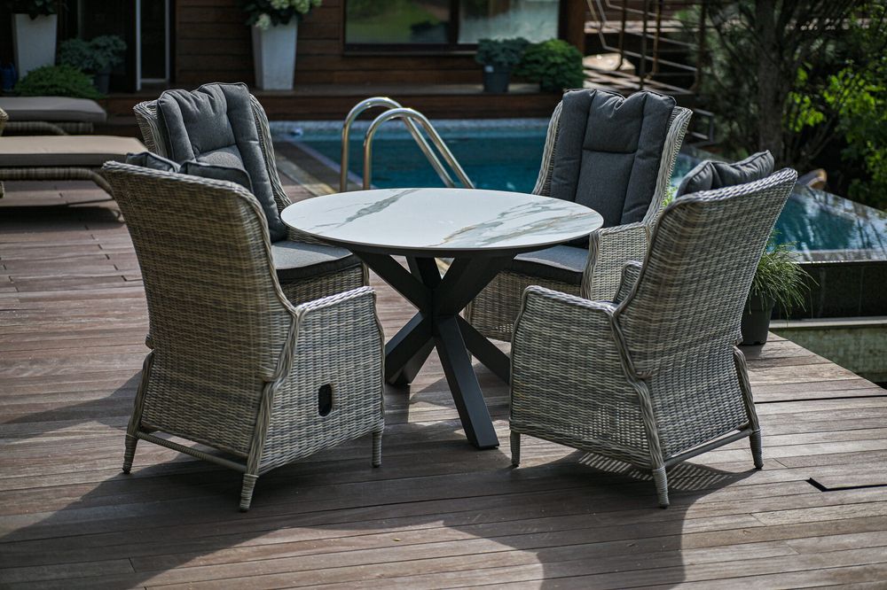 Обеденный стол ФЛОРЕНЦИЯ 120 Белый