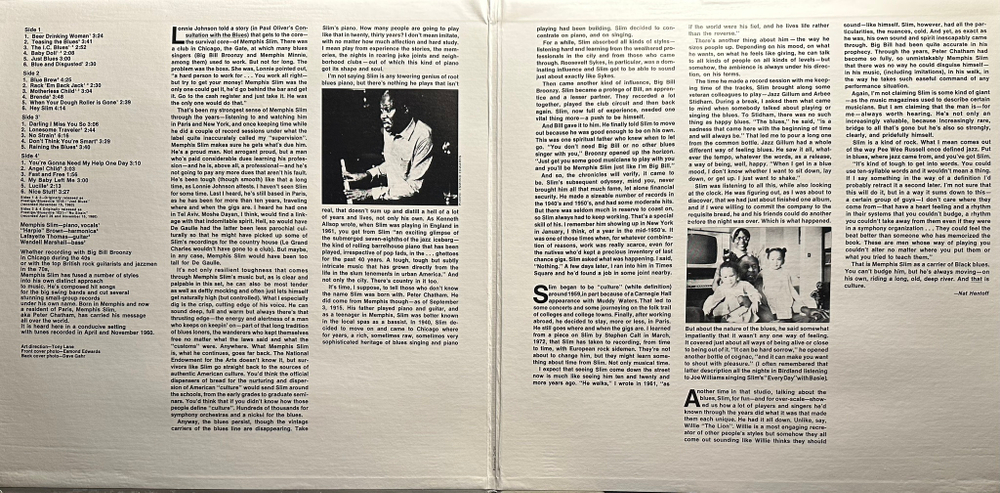 Memphis Slim - Raining The Blues 2LP (США 1986г.)