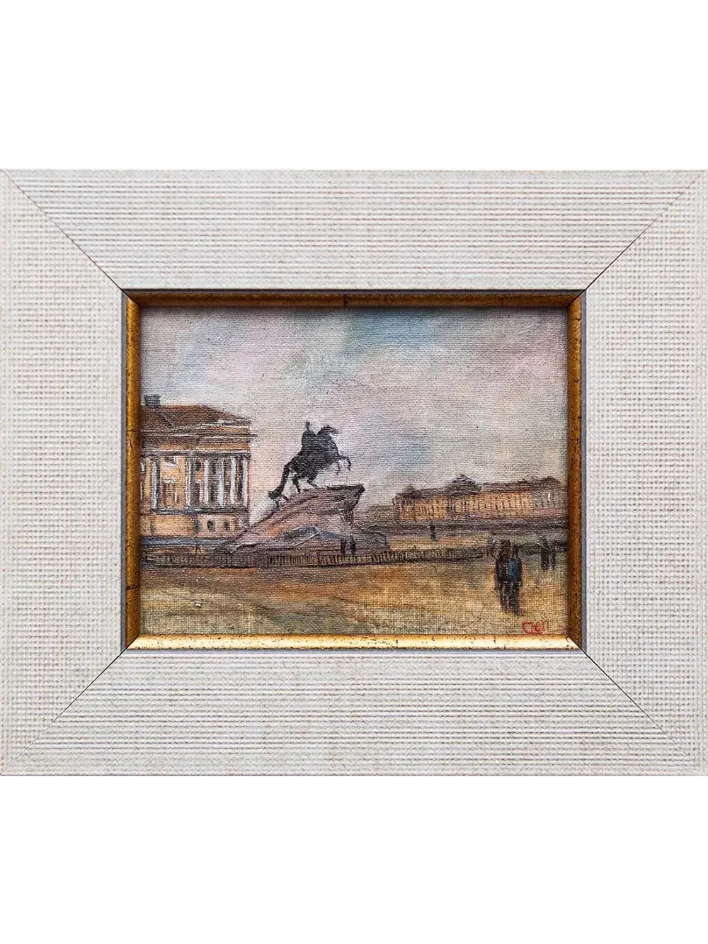 Картина маслом "Виды СПб" Лопухова