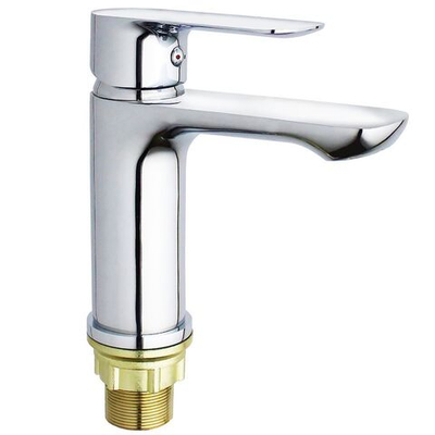 Смеситель для раковины, РМС, корот изл, с картриджем, хром, SL133-001F