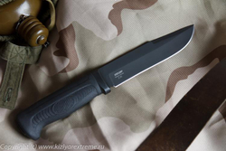 Тактический нож Печора-2 Черный Эластрон z90