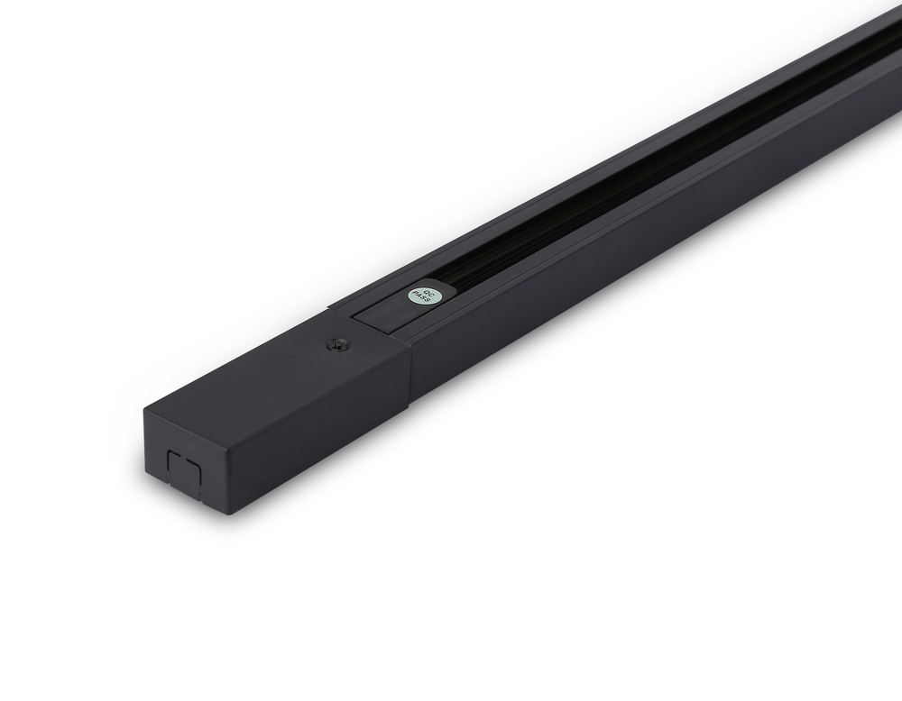 Шинопровод накладной однофазный Standard 220V GL7102 BK черный 1000*32.5*19.8 (ввод питания, 1 заглушка, крепление в комплекте)