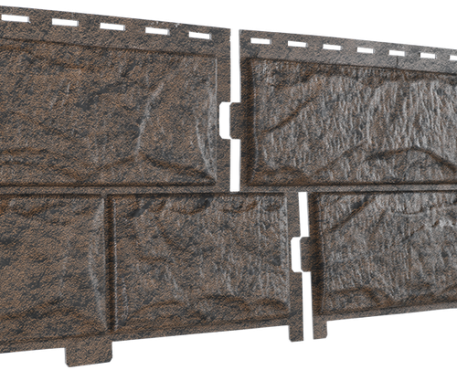 Фасадная панель Стоун Хаус Камень Жжёный
