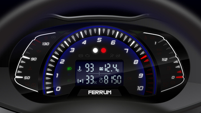 Электронная комбинация Lada Granta GAMMA GF-651 (тонированная)