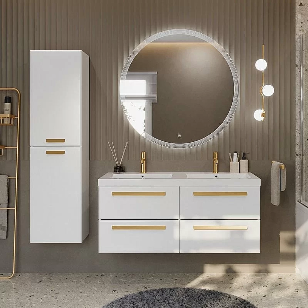 Шкаф Cezares Eco-Cer 40 ECO-1500-2A-SC-BL белый глянцевый