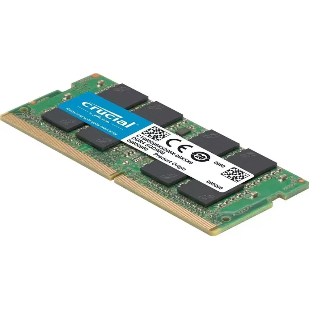 Оперативная память для ноутбука 16GB DDR4 2666 MHz Crucial Basics PC4-21300 SO-DIMM CL19 CB16GS2666