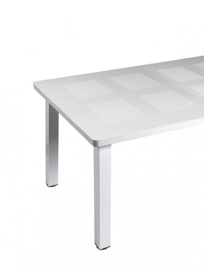 Стол пластиковый белый раздвижной Levante Nardi Италия