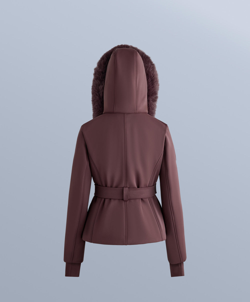 OYSHO Водостойкая облегающая куртка Primaloft® SKI, темно-винный