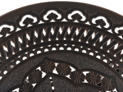 Стол круглый из литого алюминия ОРХИДЕЯ «ORCHID» D100 арт.6053