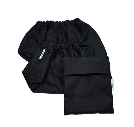 Многоразовые бахилы ZEERO Dewspo с мешочком р.34-36, черные