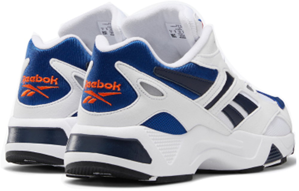 Reebok Aztrek 96 white and blue low-cut men's and women's same style