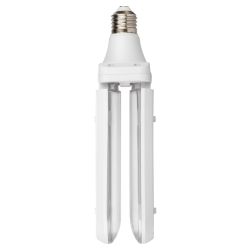 Фитолампа для растений светодиодная ЭРА GREEN LINE ФИТО-20W-PL-E27-GR 2-х лепестковая красно-синего спектра 20 Вт Е27
