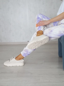 Кроссовки женские летние натуральная кожа