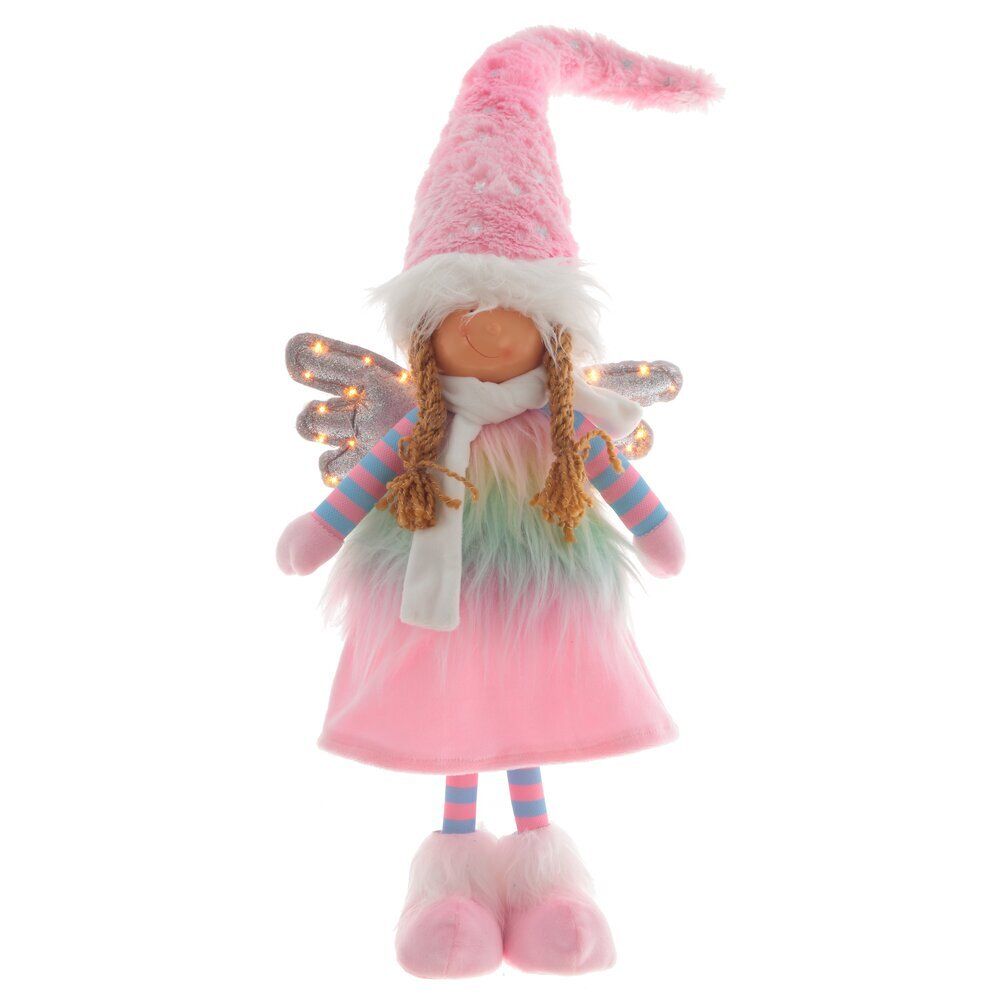 GAEM Игрушка набивная с подсветкой "Ангел" (2хCR2032), L21 W12 H71/43 см, 2в.