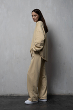 Штаны с обработанным краем