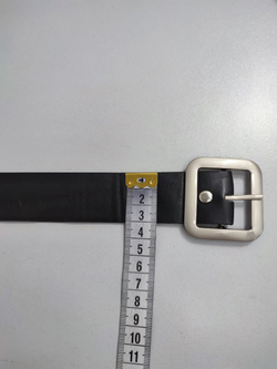 Ремень черный стильный, новый