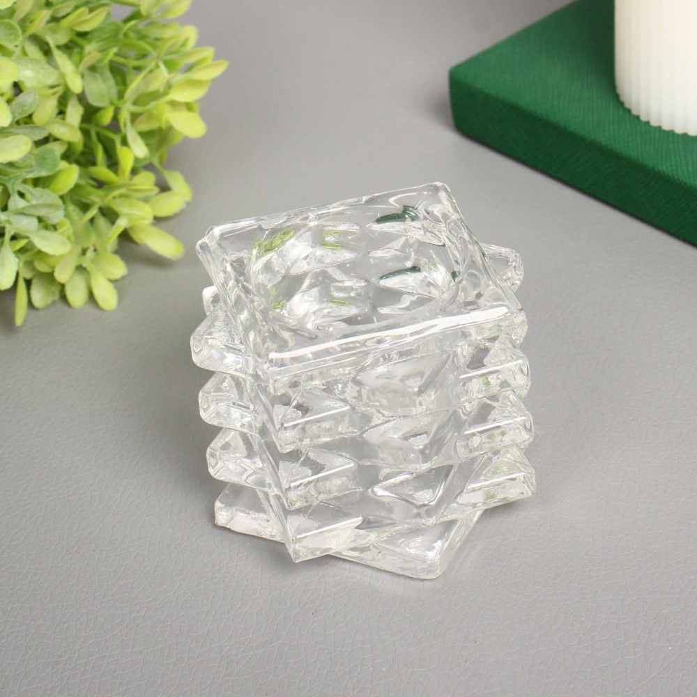 Подсвечник «Куб» 7*6 см, Белый