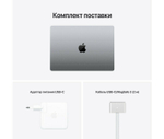 16.2" Ноутбук Apple Macbook Pro Late 2021 (3456x2234, Apple M1 Pro, RAM 32 ГБ, SSD 8 ТБ, Apple graphics 16-core), Z14V0008Z, серый космос