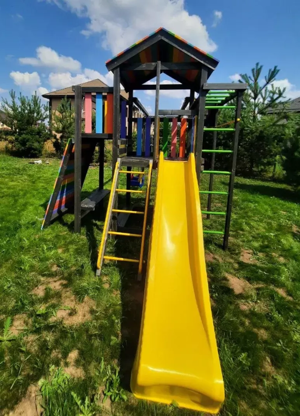 Детская площадка Савушка 4 (BLACK EDITION)