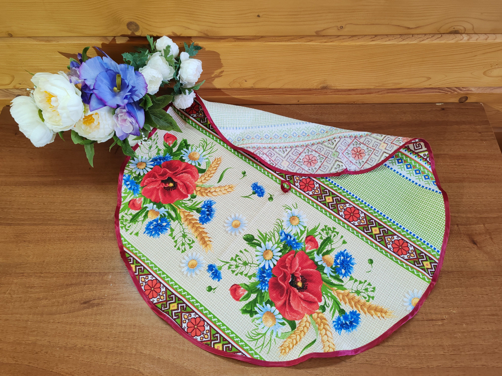 Полотенце кухонное, круглое, 2 шт, вафельное полотно