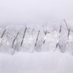 Гирлянда для дома ЛЕНТА ДЕКОРАТИВНАЯ «Снегопад» 2,0 м, 4.5 см, 20 ламп LED (на батарейках), Серебро (подсветка белый)