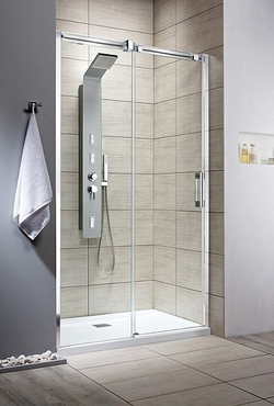 Душевая дверь  Radaway Espera DWJ L  110x200 см. левая, профиль хром, стекло прозрачное 380111-01L