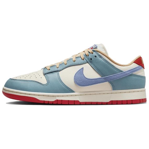 NIKE Dunk Кроссовки для скейтбординга Низкие Бежево-синие Унисекс