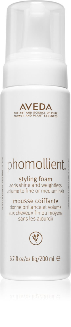 Aveda Phomollient™ Styling Foam - пенка для укладки, подчеркивающая форму прически для нормальных и тонких волос /   200  ml  / GTIN 018084340295