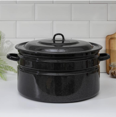 Бак эмалированный, 20 л, цвет графитовый