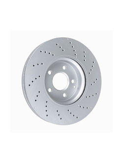 Диск тормозной передний перфорированный с покрытием для MB CLS-C218/X218 (11-17)/ D=322MM GANZ GIJ10152
