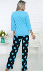 Пижама женская штаны+футболка 3/4 ТК-3850