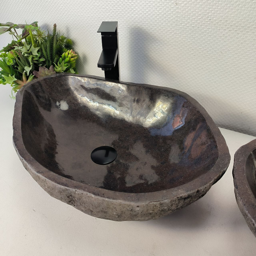 Раковина из речного камня ПАРА! RS-65475 57*42*15 0866
