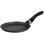 Сковорода блинная 240мм с ручкой, АП линия «Granit» (Black)