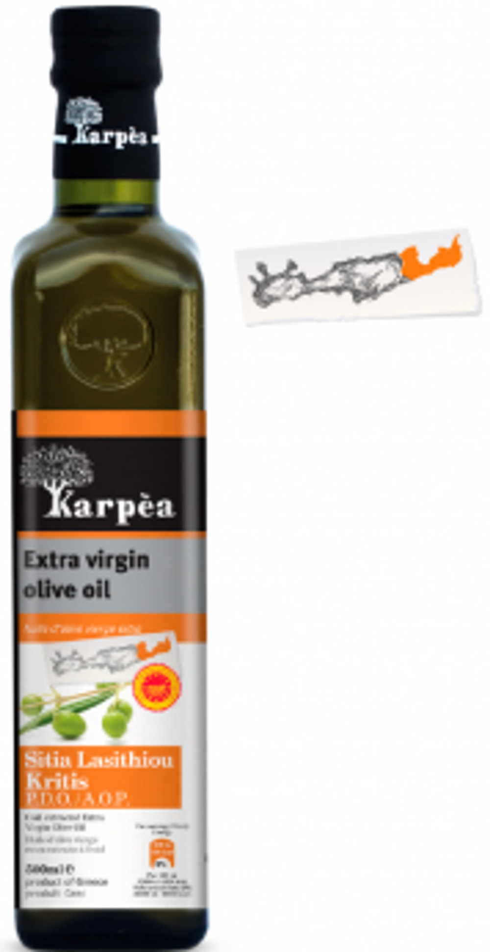 Оливковое масло Karpea SITIA - LASITHI CRETE DOP Extra Virgin 0.5 л, Греция
