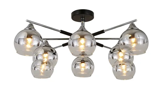 74539/8 CHROME+BLACK (1) Люстра (RL) #