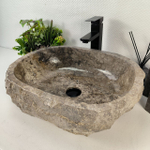 Раковина из мрамора Erozy Grey EM-65560 50*39*15 0887