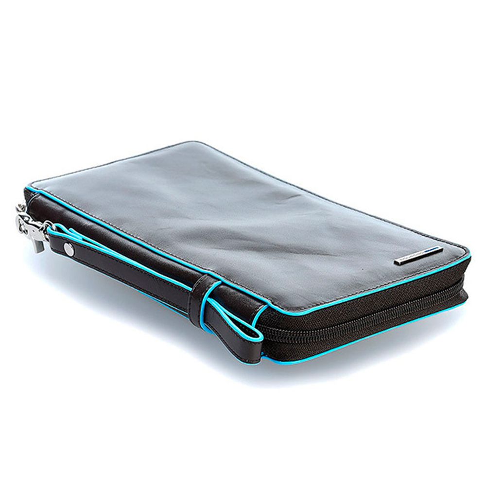Мультипортмоне Piquadro Blue Square черный телячья кожа (PP3246B2/N) 2