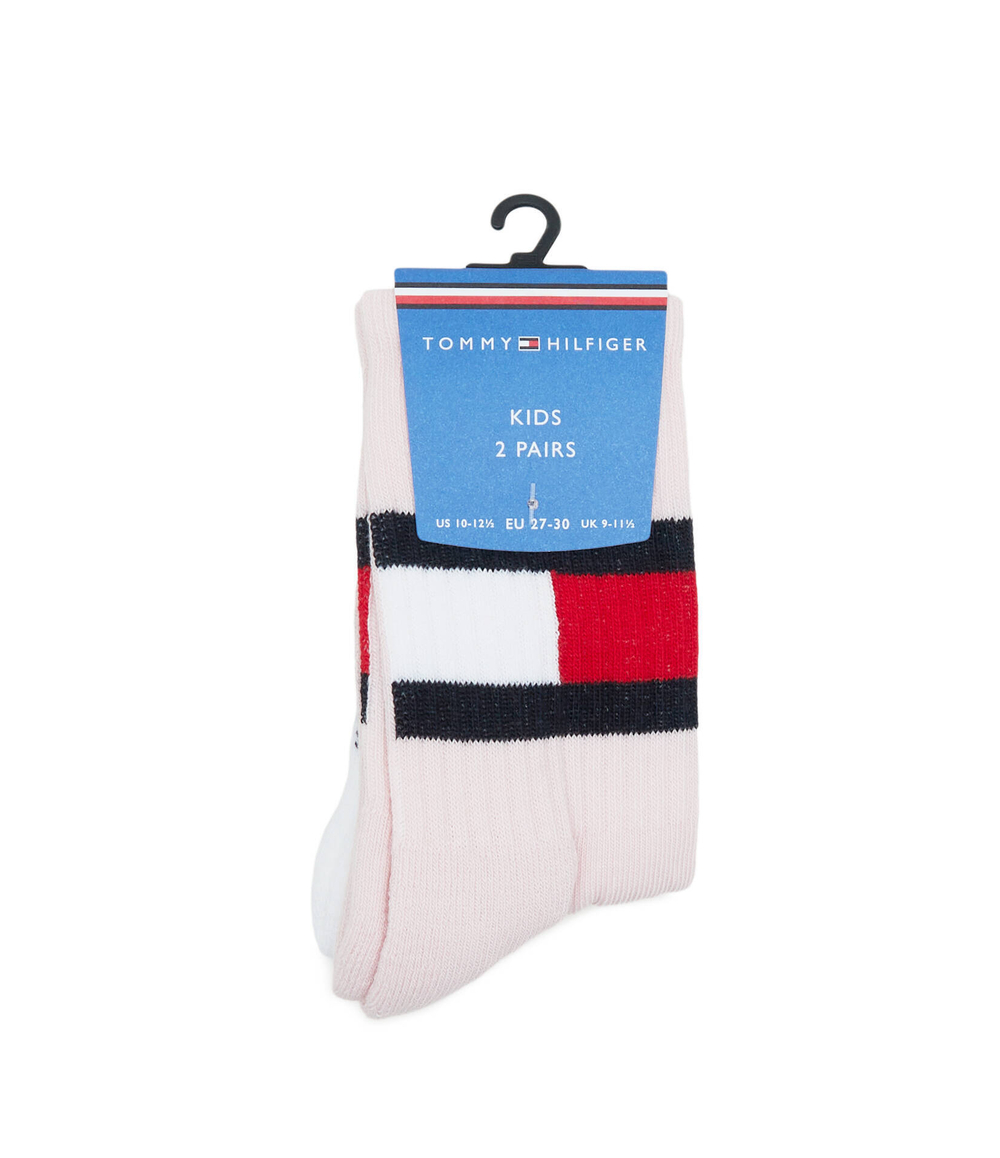 Носки 2 пары Tommy Hilfiger - пудро-розовый(394020001)