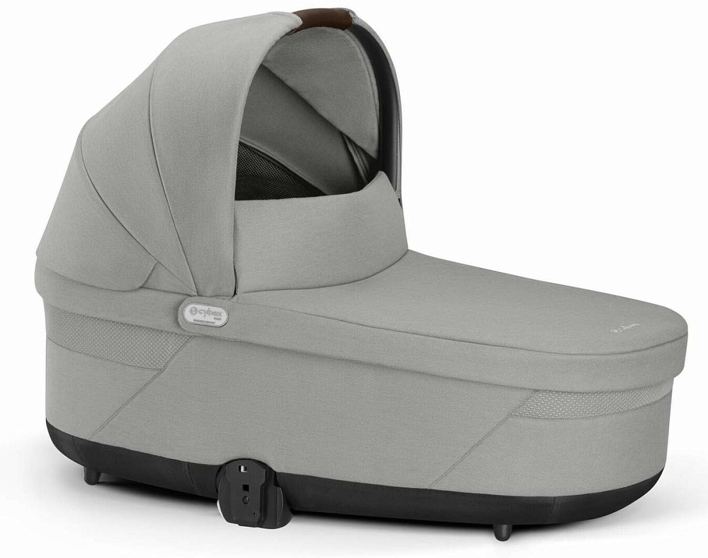 Коляска Cybex Talos S Lux SLV complete Aton S2 Moon Black Base One 4 в 1 Stone Grey с дождевиками