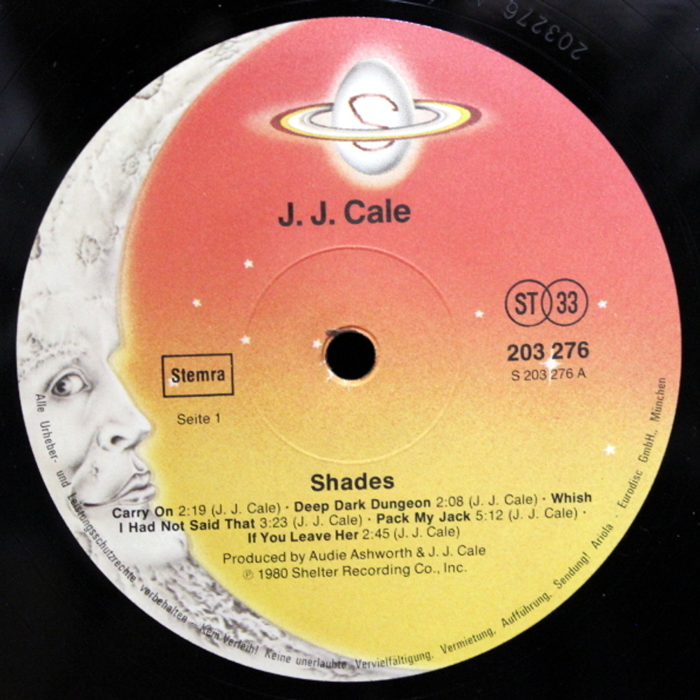 J.J. Cale / Shades (LP)